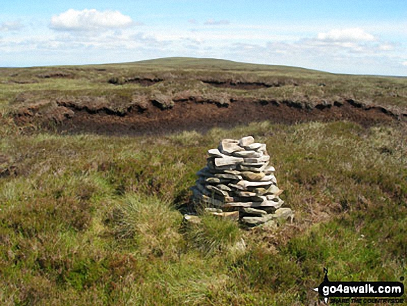 Walk du116 The Dodd and Killhope Law from Killhope Cross - Killhope Head