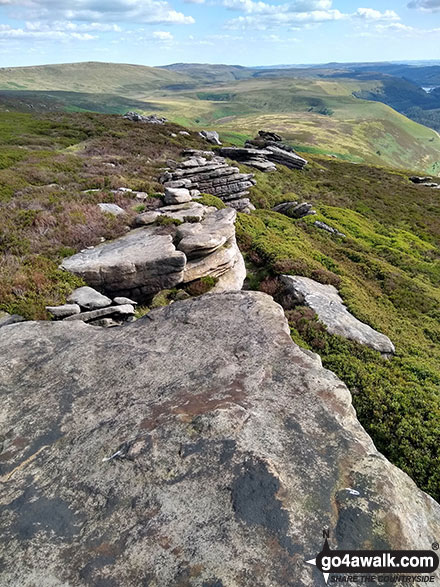 Walk sy119 Horse Stone and Outer Edge from The Flouch - Crow Stones Edge