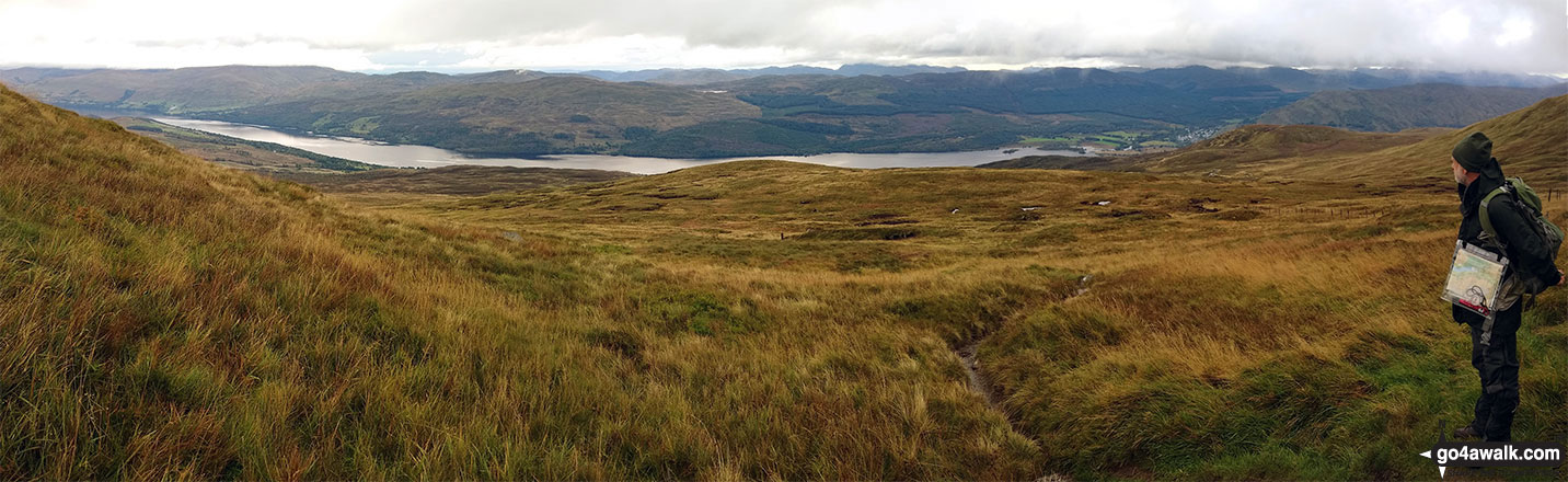 Loch Tay and Killin from the lower slopes of Meall Nan Tarmachan