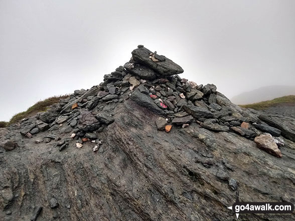 Summit cairn on Meall nan Tarmachan