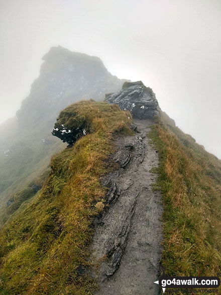 Looking back to Meall Garbh (Meall nan Tarmachan) on the Tarmachan ridge