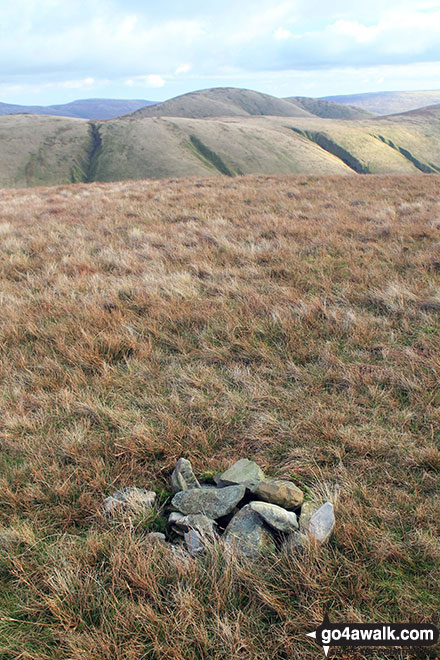 Walk Simon's Seat (Howgills) walking UK Mountains in The Howgill Fells The Yorkshire Dales National Park Cumbria, England