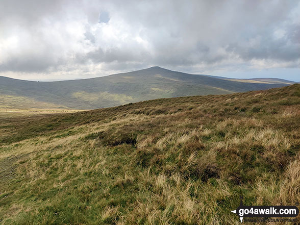 Walk c331 Uldale Head (Howgills), Carlingill Spout, Fell Head (Howgills) and Lingshaw from Carlingill Bridge - Beinn-y-Phott from Snaefell