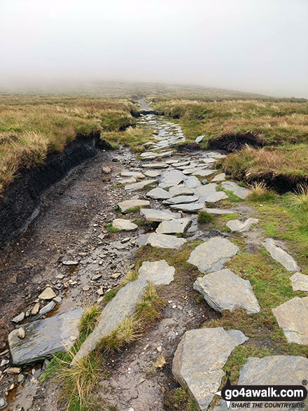 The path up Snaefell 