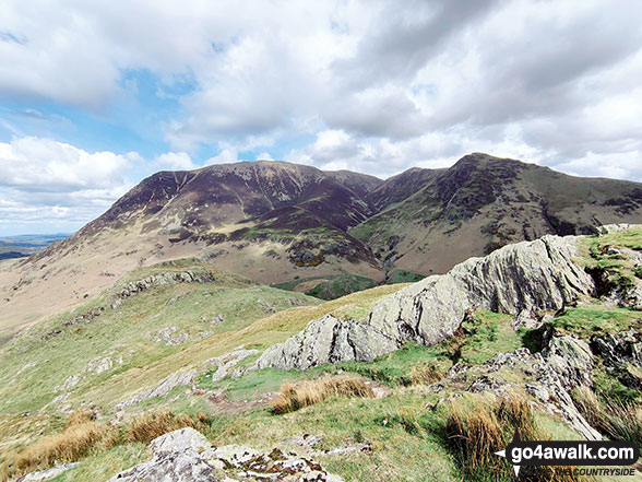 The Grasmoor Fells from Rannerdale Knotts