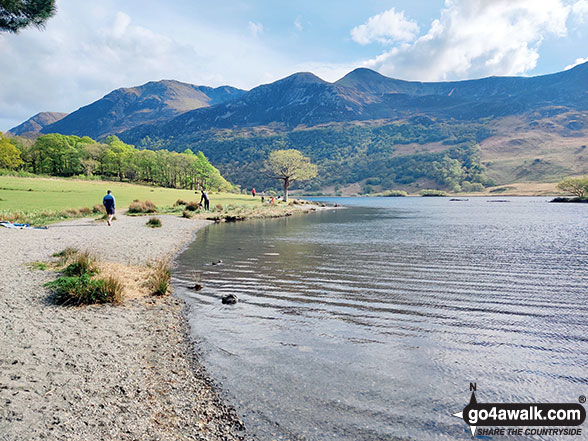 Walk c397 The Buttermere Fells from Buttermere - The Buttermere Fells from Crummock Water, Buttermere