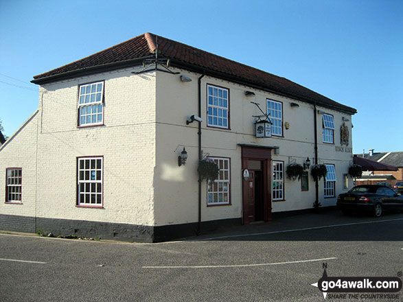 Walk nf196 How Hill from Ludham - The Kings Arms, Ludham