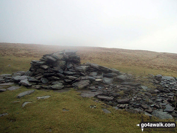 Walk c112 Bonscale Pike and Wether Hill from Howtown - Cairn just to the south of Loadpot Hill