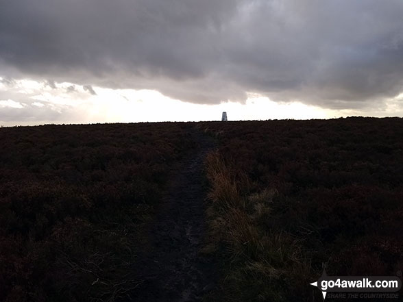 Approaching Totley Moor