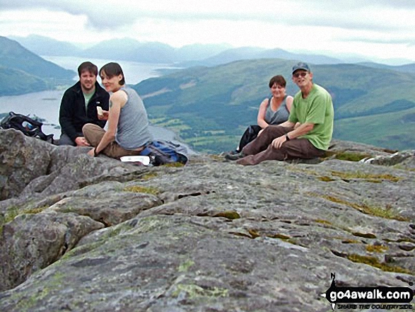 Picnic on top of The Pap of Glencoe 