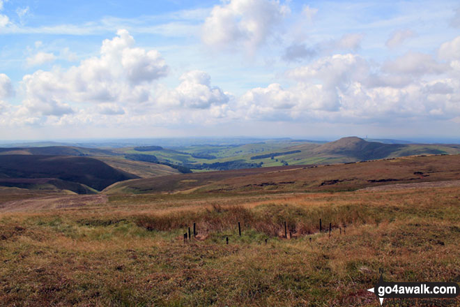 Wildboarclough and Shutlingsloe (right) from Whetstone Ridge