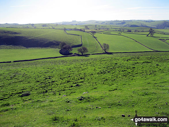 The view from the summit of Wetton Hill (South West Top)