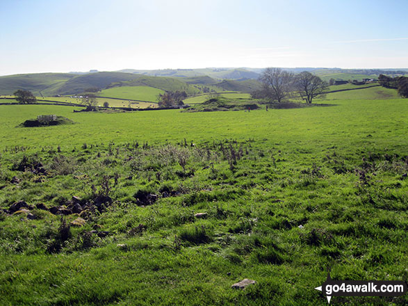 Walk s232 Dale Bottom, Wetton Hill and Ecton Hill from Alstonefield - On Top of Ecton