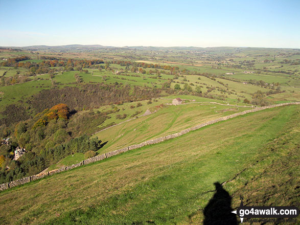 Walk s232 Dale Bottom, Wetton Hill and Ecton Hill from Alstonefield - Ecton and the Manifold Way from Ecton Hill