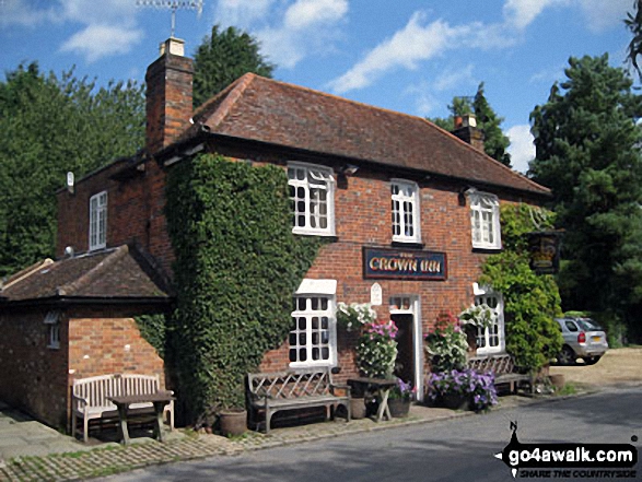 Walk bu196 Mop End from Little Missenden - The Crown Inn, Little Missenden