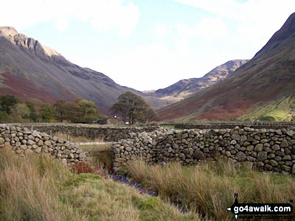 Walk c343 Pillar and Red Pike from Wasdale Head, Wast Water - Wasdale