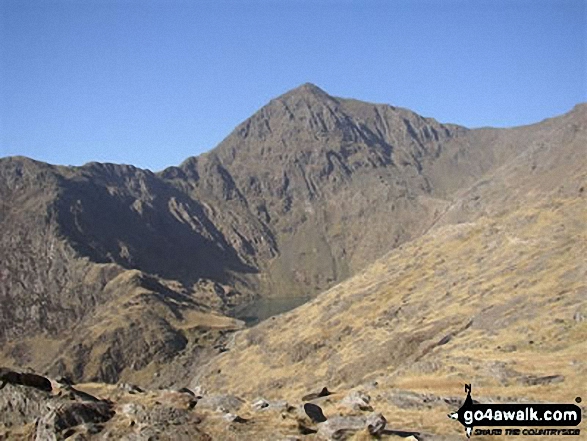 Walk gw136 The Snowdon (Yr Wyddfa) Horseshoe from Pen y Pass - Snowdon (Yr Wyddfa) from Crib Goch