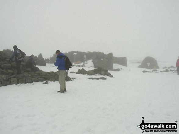 Walk h100 Ben Nevis via The Tourist Path from Achintee, Fort William - Ben Nevis Summit