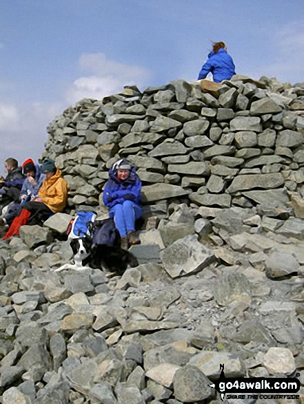 Walk c453 The Scafell Mountains from Wasdale Head, Wast Water - Scafell Pike Summit