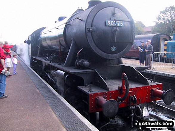 Walk nf172 Sheringham Park from Sheringham - The North Norfolk Railway (Poppy Line), Sheringham