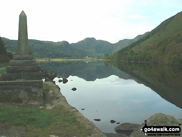 Walk cw191 Creigiau Gleision from Llyn Crafnant - Craig Wen from Llyn Crafnant