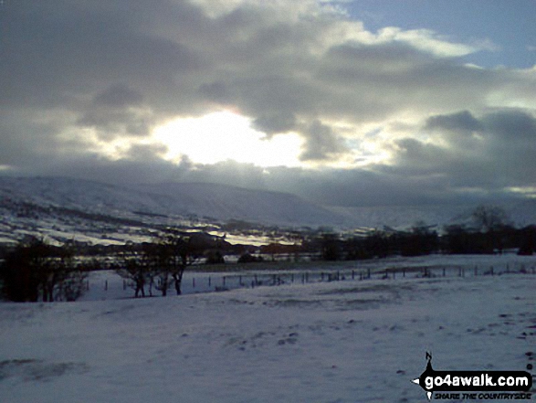 Walk d216 The Vale of Edale from Edale - Lord's Seat from Ollerbrook Booth