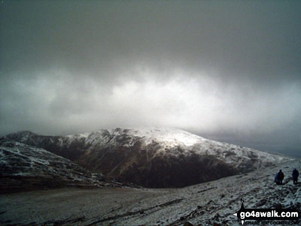 Walk c338 Great Gable and Kirk Fell from Honister Hause - Descending near Great Gable