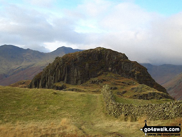 Walk c238 Lingmoor Fell and Great Langdale from Elterwater - Side Pike from Lingmoor Fell