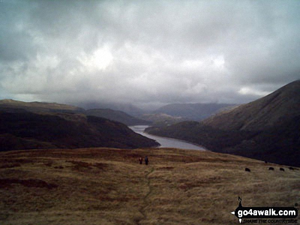 Walk c294 Steel Fell from Grasmere - Thirlemere from Steel Fell (Dead Pike)