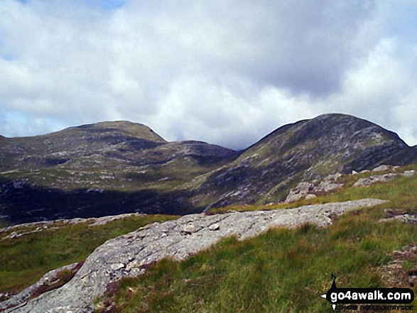 The west ridge of Beinn nan Aighenan 