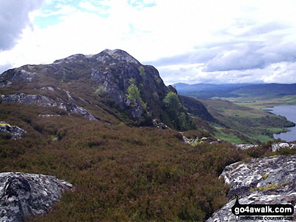 Walk Stac Gorm walking UK Mountains in Glen Roy to Monadhliath  Highland, Scotland