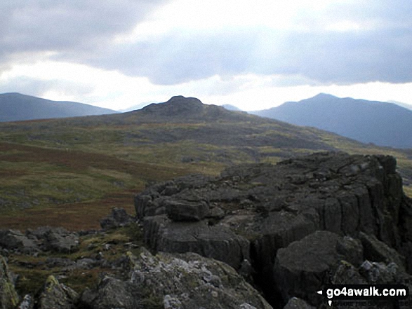 Walk Bera Bach walking UK Mountains in The Carneddau Snowdonia National Park Gwynedd, Wales