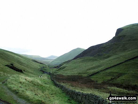 Walk c355 Knock Fell and Knock Pike from Dufton - Dufton Pike and Knock Pike (right)