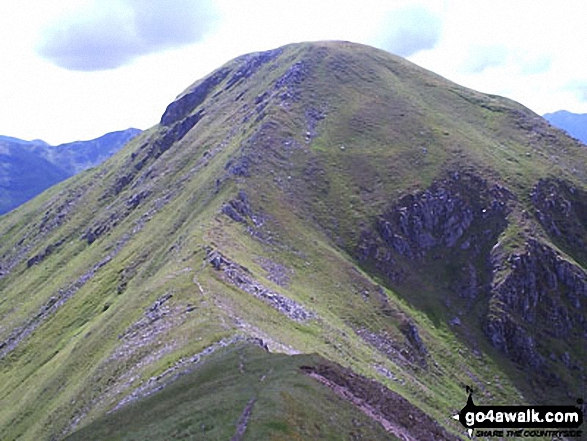 Walk Aonach Meadhoin walking UK Mountains in Glen Affric to Kintail  Highland, Scotland