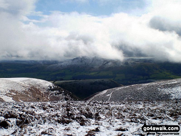 Walk sh102 Pole Bank and The Long Mynd from Church Stretton - Caer Caradoc Hill from Pole Bank (Long Mynd)