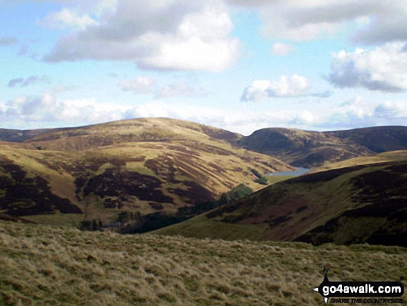 Walk Hudderstone walking UK Mountains in The Scottish Borders  South Lanarkshire, Scotland