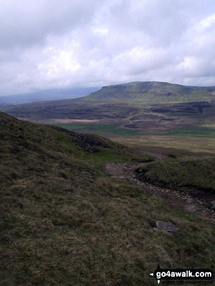 Walk ny135 Fountains Fell and Darnbrook Fell from Dale Head - Pen-y-ghent from Fountains Fell