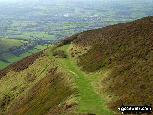 Defensive ditch from Foel Fenlli 