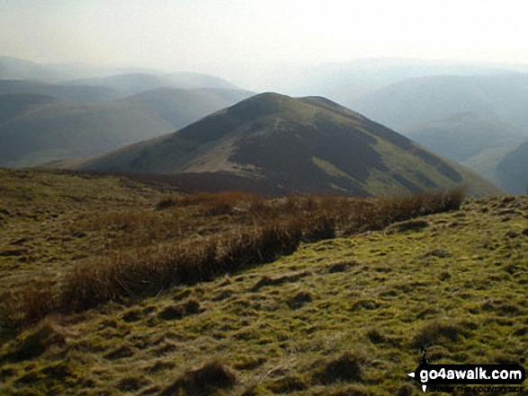 Walk Ellson Fell walking UK Mountains in The Scottish Borders  Dumfries and Galloway, Scotland