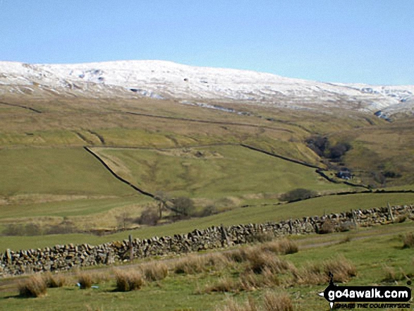 Walk c415 Ashgill Force and Round Hill (Tyne Head) from Garrigill - Bellbeaver Rigg (Tynehead Fell) from Tyne Head