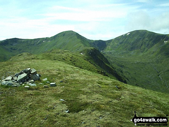 Mam Sodhail and Carn Eige from Sgurr na Lapaich 