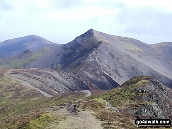 Hopegill Head and Hopcarton Crag from Dodd (Whiteside) 