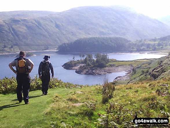 Haweswater Reservoir, The Rigg with Branstree (Artlecrag Pike) beyond from near Castle Crag