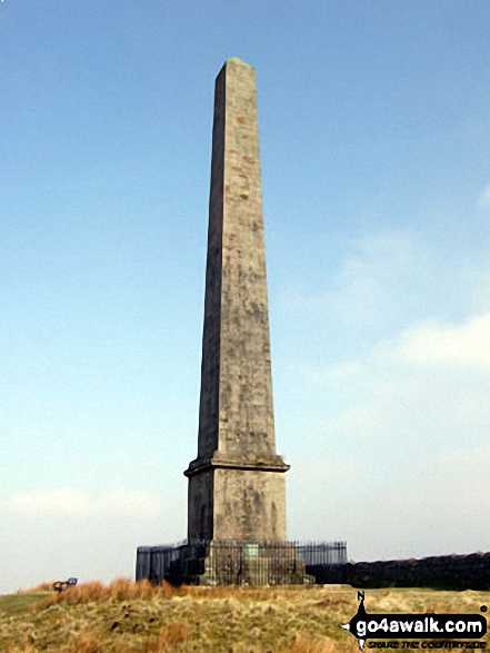 Whita Hill summit obelisk 