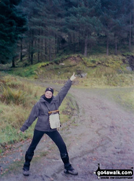 My fiance Laura Farnell on Ben Cruachan in The Ben Cruachan Hills Argyll and Bute Scotland