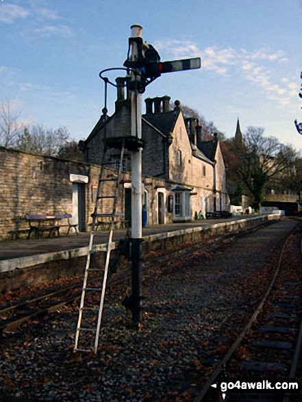 Walk c435 Alston from Garrigill - Alston Railway Station Signal