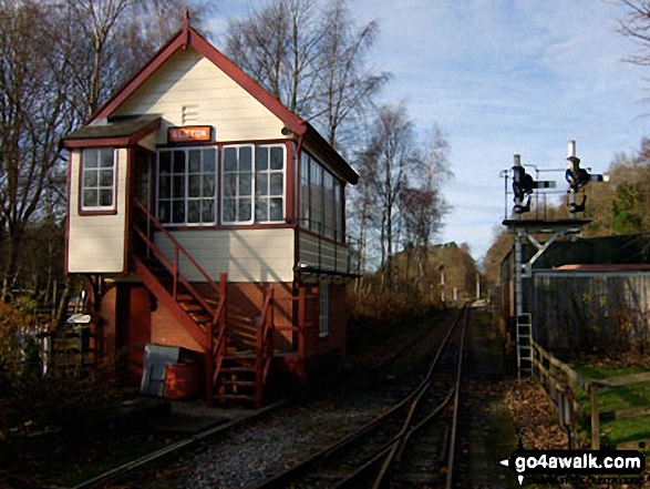 Walk c435 Alston from Garrigill - Alston Railway Station Signal Box