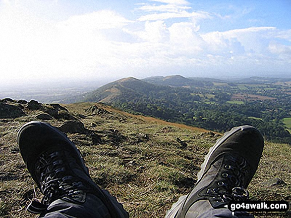 Walk wo100 Malvern (Worcestershire Beacon) from Upper Wyche - On the Malvern (Worcestershire Beacon)