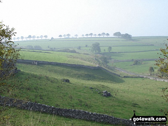 Walk d312 Carder Low, The High Peak Trail and The Tissington Trail from Hartington - Hartington from Hartington Station on the Tissington Trail