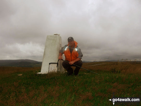 Me at Blake Mere (Merryton Low) Trig Point